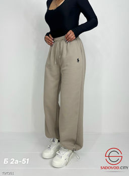 Брюки оверсайз однотонные