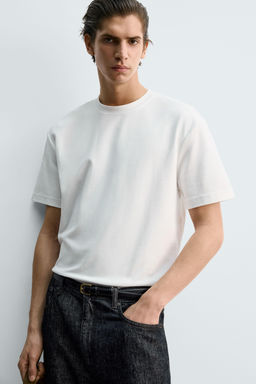 BASIC REGULAR FIT T-SHIRT - Zara фото 12