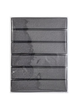 Набор коробочек подарочных 6 шт. под браслет/цепочку/часы «Блеск», 21×4 см, цвет чёрный (7892893)