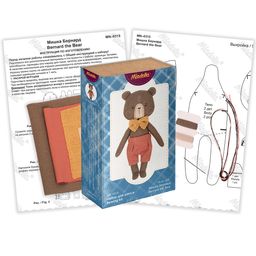 Набор для шитья Miadolla MN-0315 Мишка Бернард