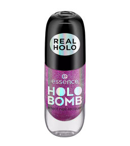 essence Лак для ногтей с оригинальным эффектом Holo Bomb, 02 Holo Moly 8 мл