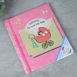 Фотоальбом магнитный 20 листов С новорожденным / 031B /уп 40/ (Розовый) - Галеонтрейд фото 3