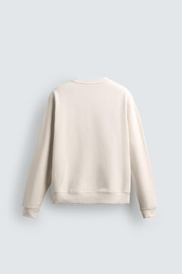 REGULAR FIT PRINTED SLOGAN SWEATSHIRT