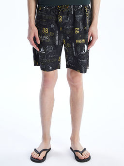 Diz Hizas? Boy Desenli Erkek Deniz ?ortu