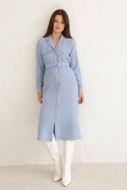 Платье-рубашка с английским воротником - Martichelli фото 262