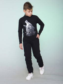 Джемпер Тайга черный Ладошки  фото 4