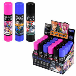 Цена за 24 шт. Клей-карандаш , арт.70044/ 24 АНИМЕ КОМИКС