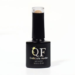Гель лак для ногтей DELICATE NUDE, 3-х фазный, 8 мл, LED/UV, цвет бежевый (12) - Queen fair фото 7
