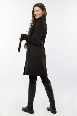 01-10540 Пальто женское демисезонное (пояс)