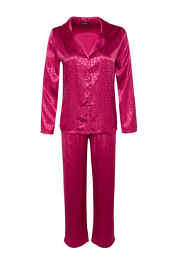 Beyaz Zebra Desenli Saten Dokuma Pijama Tak?m? THMAW24PT00001 - Trendyolmilla фото 23