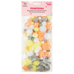 Hobbius SKPB Помпоны MIX 108 шт 01