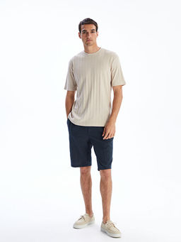 Bisiklet Yaka Erkek Dokulu Ti??rt