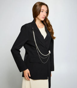 Жакет #КТ2169 (1), чёрный