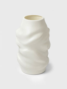 Ваза для цветов, пластик, 9×6×20 см, 1.7 л, белая