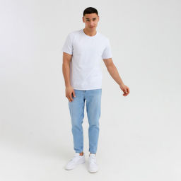 Футболка мужская MINAKU: Basic line MAN, размер 52, белая