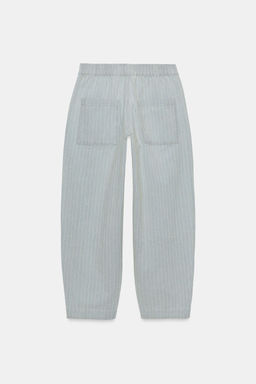 PANTAL?N DENIM ZW COLLECTION / Azul claro - Zara фото 4