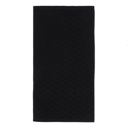 Полотенце махровое LoveLife Zig-Zag, 50х90 см, цвет чёрный, 100% хл, 450 г/м²