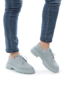 03-HY8-3D LT. BLUE Полуботинки женские (натуральная кожа)