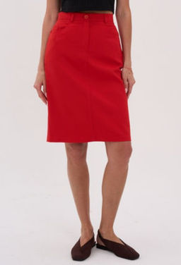 Джинсовая юбка из хлопка