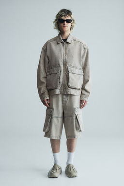 Bermudas vaqueras cargo Loose