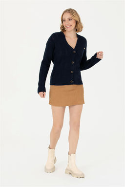 U. S. Polo Assn Женская тканая юбка светло-коричневого цвета - U.s. polo assn фото 3