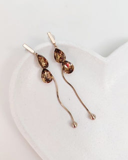 Серьги с кристаллами Swarovski