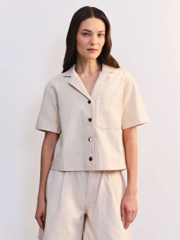 Джинсовая рубашка с коротким рукавом ZR2605092361-2 / Zarina