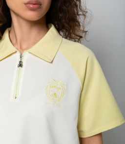 Спортивный костюм #КТ6605 (3), жёлтый, кремовый - Dommod фото 5