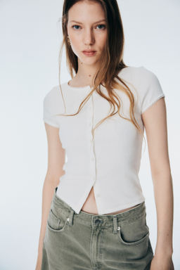 Top de canal? con botones - H&m фото 6