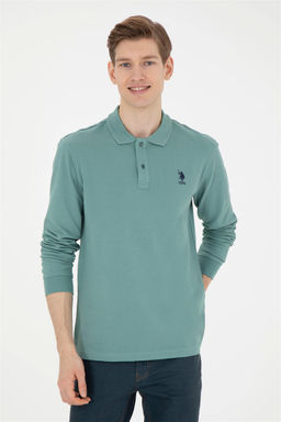 U. S. Polo Assn / Мужской мятный базовый свитшот