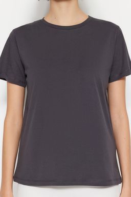 TRENDYOLMILLA Cok Renkli %100 Pamuk Suprem Bisiklet Yaka 2li Paket Orme T-Shirt TWOSS20TS0141 фото 40