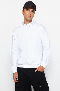 TRENDYOL MAN Siyah Regular/Normal Kesim Bask?l? Kapusonlu Sanatsal Bask?l? Sweatshirt TMNAW20SW0489 - Trendyolmilla фото 19