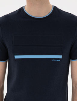 Lacivert Slim Fit Ti__rt - Pierre cardin фото 6