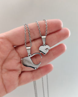 Подвеска парная Сердце