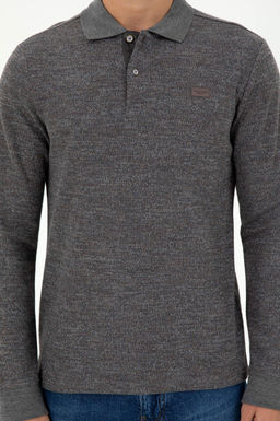 Мужской серый меланжевый свитшот Неожиданная скидка в корзине - U.s. polo assn фото 6