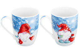 Набор 2 кружек 340 мл 11,5*8*10,5 см "Гномики" NEW BONE CHINA