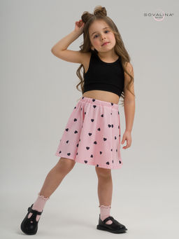 Костюм Мальвина КТ черный-черные сердечки - Sovalina фото 13