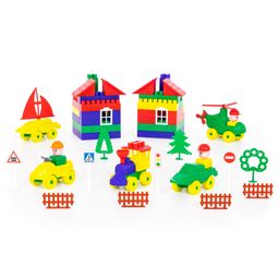 Конструктор Строитель (287 элементов) (в пакете) - Полесье фото 2