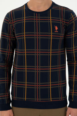 Мужской темно-синий свитшот - U.s. polo assn фото 6