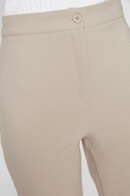 Vizon Flare Ispanyol Paca Bootcut Dokuma Pantolon TOFAW19BB0581