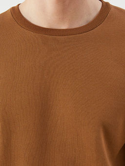 Bisiklet Yaka Erkek Sweatshirt