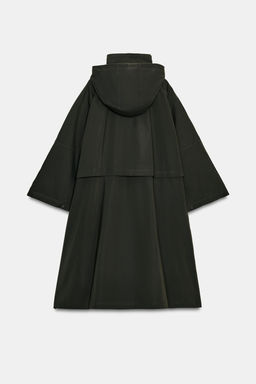 WATER-REPELLENT CAPE TRENCH COAT ZW COLLECTION LIMITED EDITION - Zara фото 7