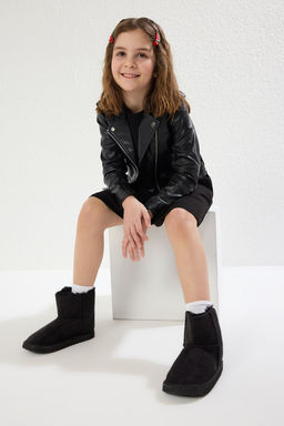Trendyolmilla Shoes Taba Duz Taban Buyuk/Kucuk K?z Cocuk Kids Bot TAKAW25BO00066  фото 14