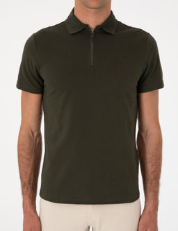 Haki Slim Fit Ti__rt - Cacharel фото 6