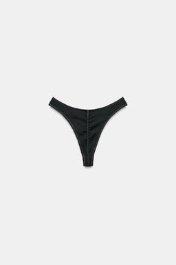 BRAGUITA BIKINI CONTRASTE FRUNCE / Negro - Zara фото 10