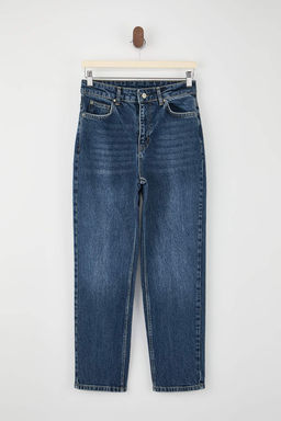 Mavi Yuksek Bel Az Esnek Bilek Boy Mom Jeans TWOSS26JE00109