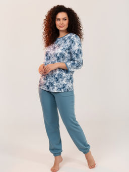 Костюм женский футер 2-х нитка начёс МАДИНА ИНДИГО - Domtrik фото 4