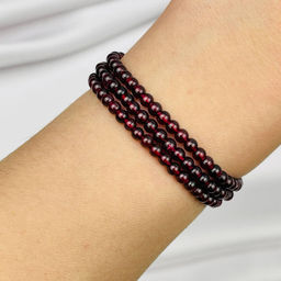 Бусины для украшений из Граната (90 бусин)