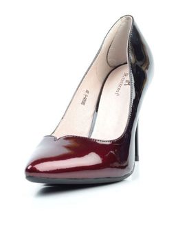 05-DBH06-5 RED/BLACK Туфли женские (натуральная кожа) - Фабричный китай фото 5