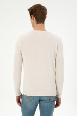 Мужской кремовый свитер Неожиданная скидка в корзине - U.s. polo assn фото 12